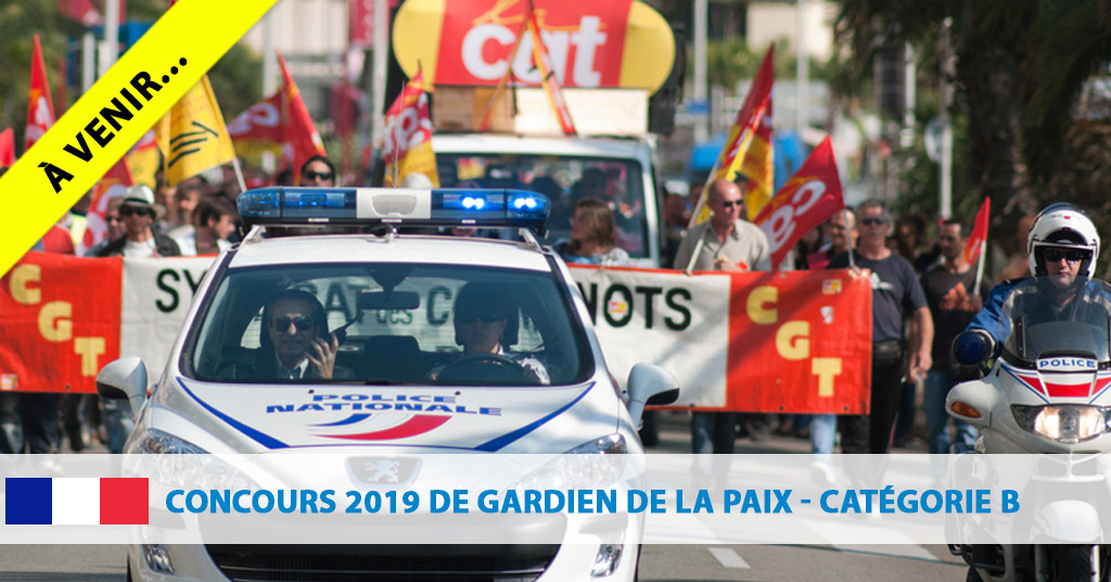 Avis de concours 2019 : gardien de la paix - Concours Outremer : c'est